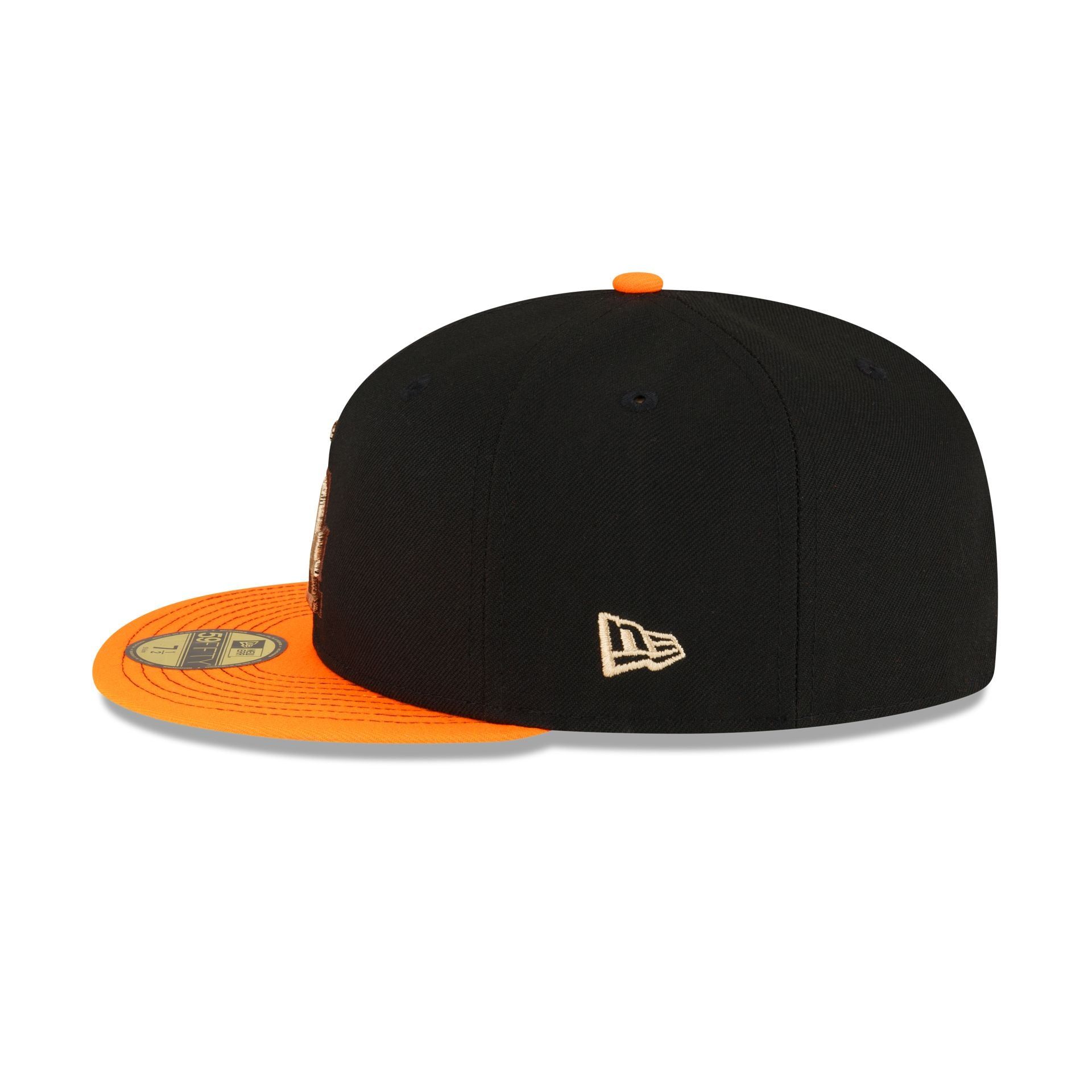 Just Caps Orange Visor Los Angeles Dodgers 59FIFTY Fitted Hat sold by New Era product image thumbnail 5