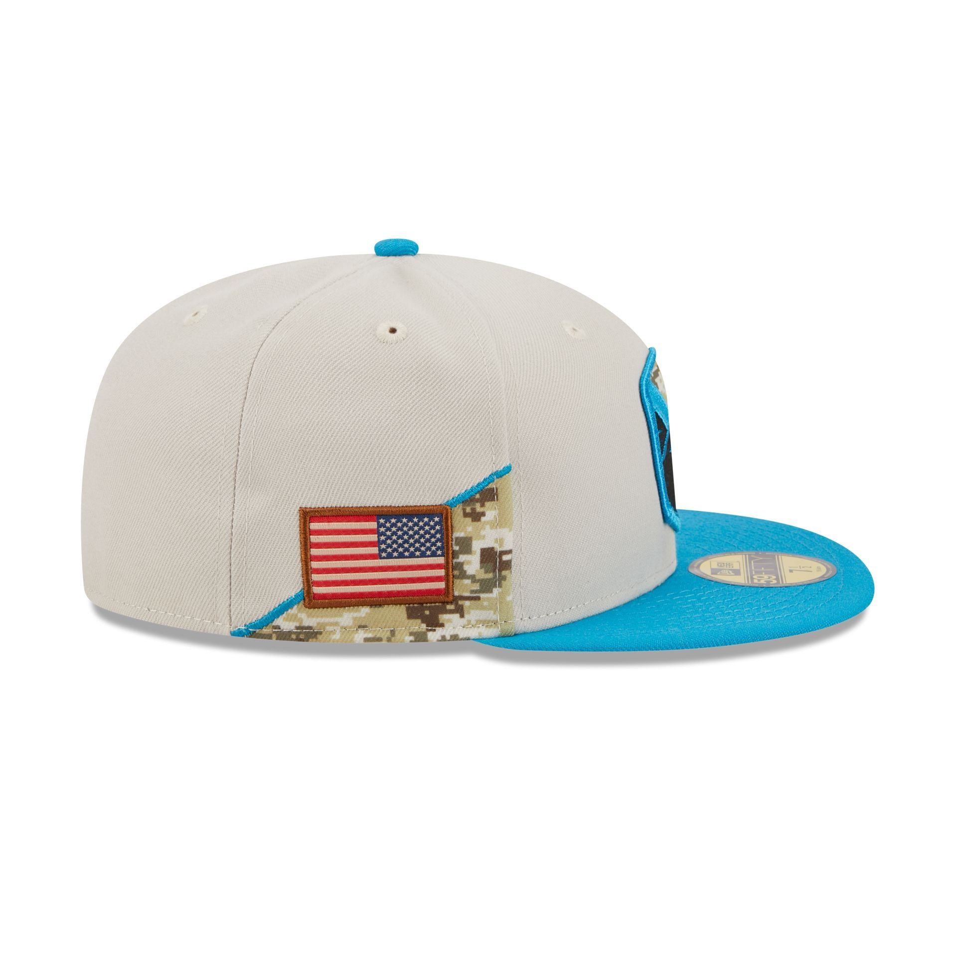 Carolina Panthers 2023 Salute to Service 59FIFTY Fitted Hat sold by New Era product image thumbnail 4