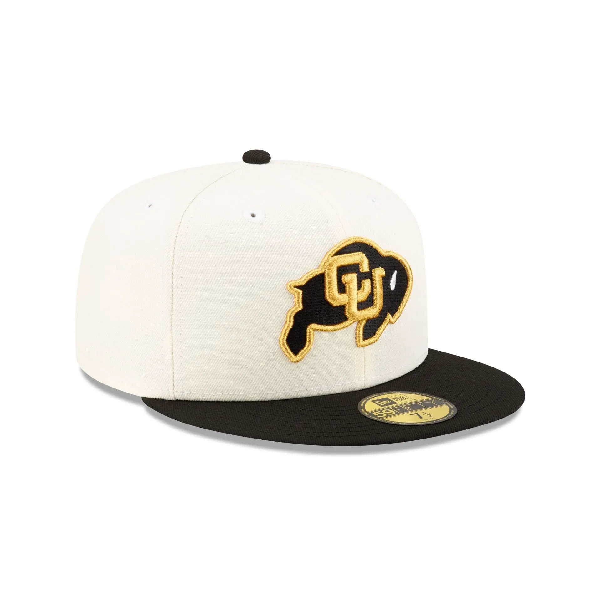 Colorado Buffaloes White 59FIFTY Fitted Hat sold by New Era product image thumbnail 3