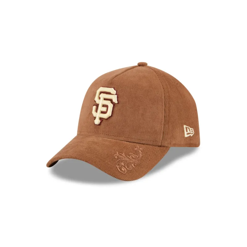 San Francisco Giants Ornamental Cord 9FORTY A-Frame Snapback Hat sold by New Era
