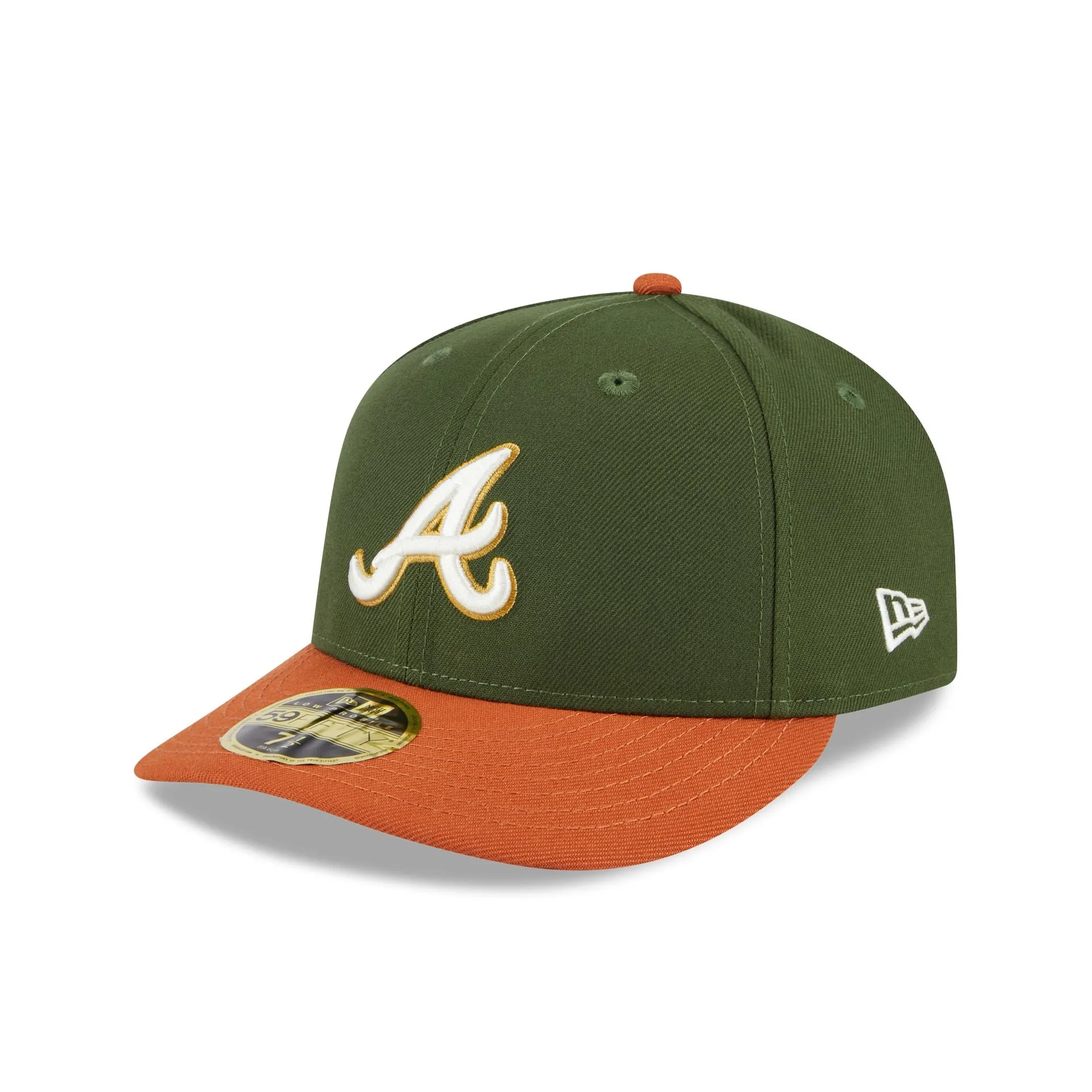 Atlanta Braves Scarlet Low Profile 59FIFTY Fitted Hat sold by New Era product image thumbnail 3