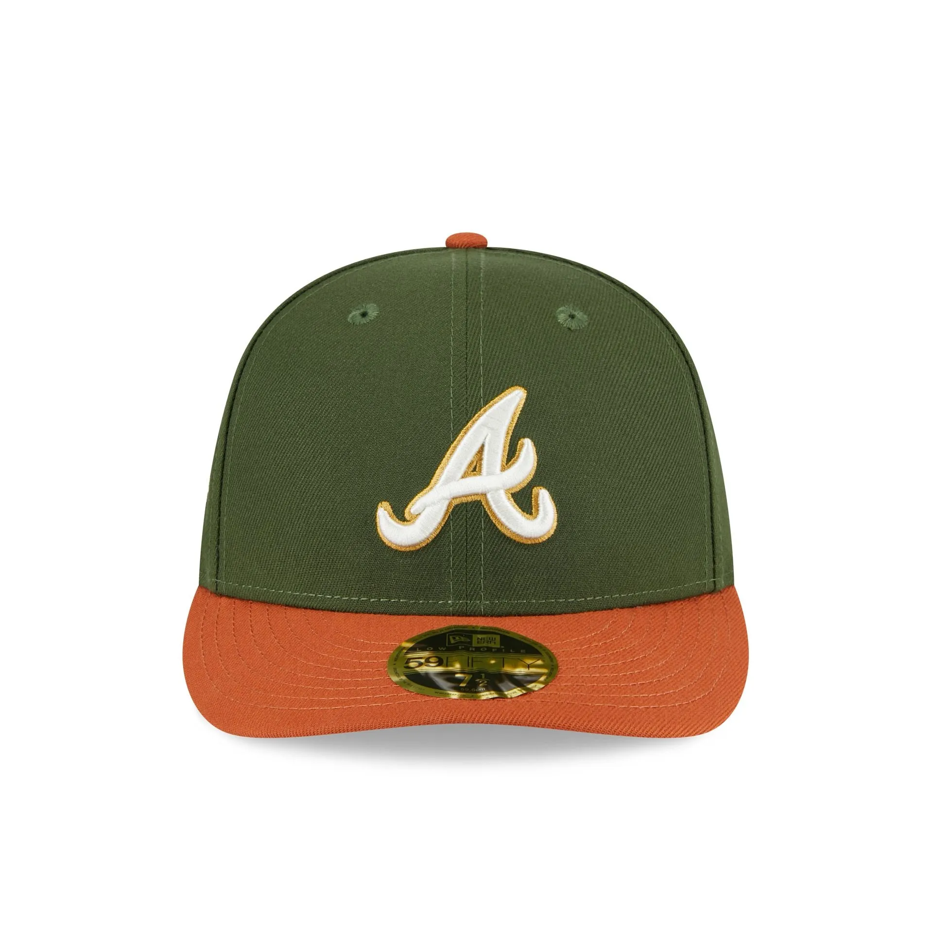 Atlanta Braves Scarlet Low Profile 59FIFTY Fitted Hat sold by New Era product image thumbnail 2