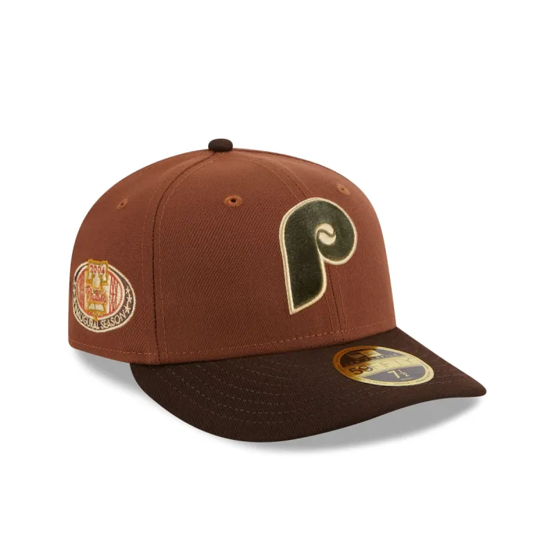 Philadelphia Phillies Velvet Fill Low Profile 59FIFTY Fitted Hat sold by New Era