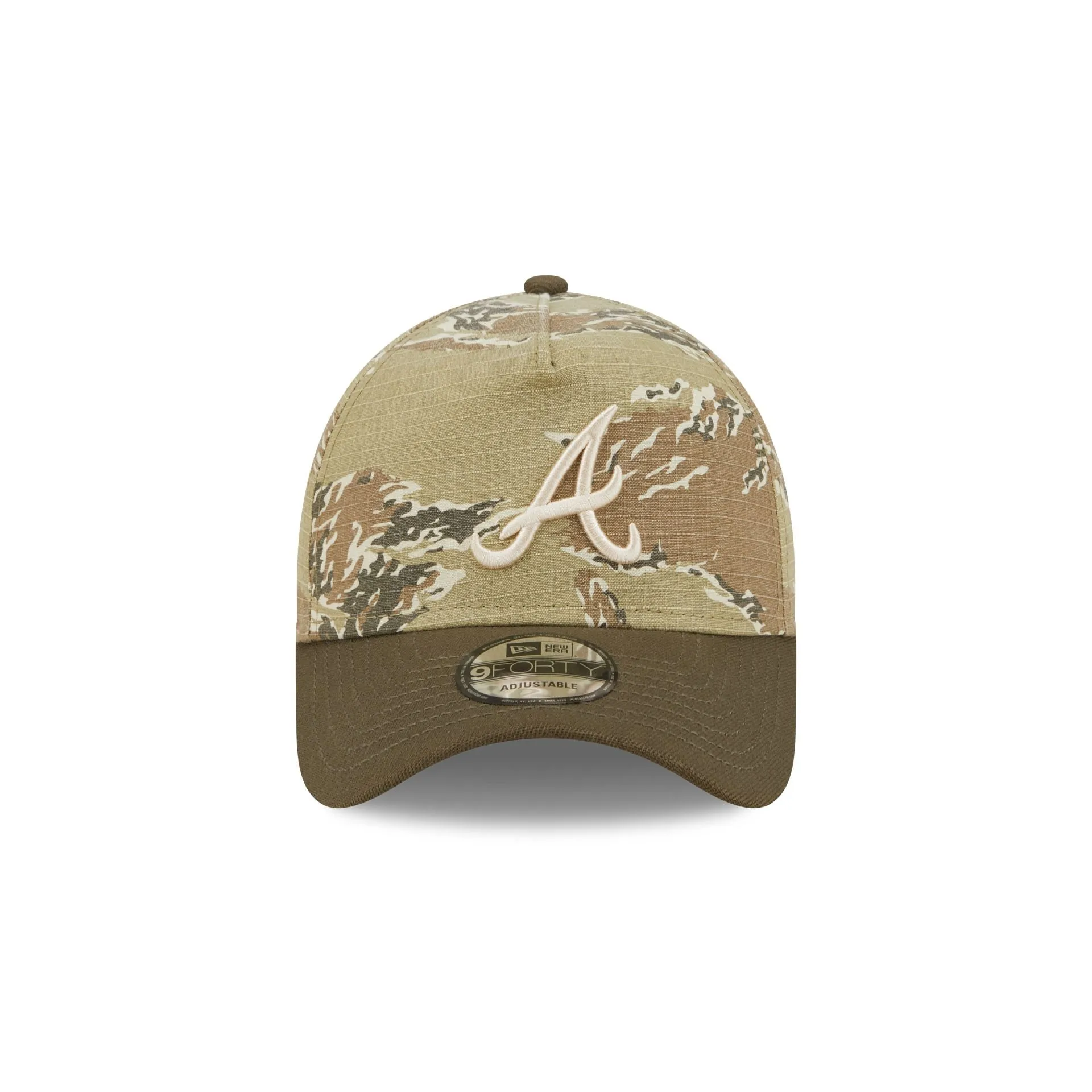 Atlanta Braves Tiger Camo 9FORTY A-Frame Snapback Hat sold by New Era product image thumbnail 2