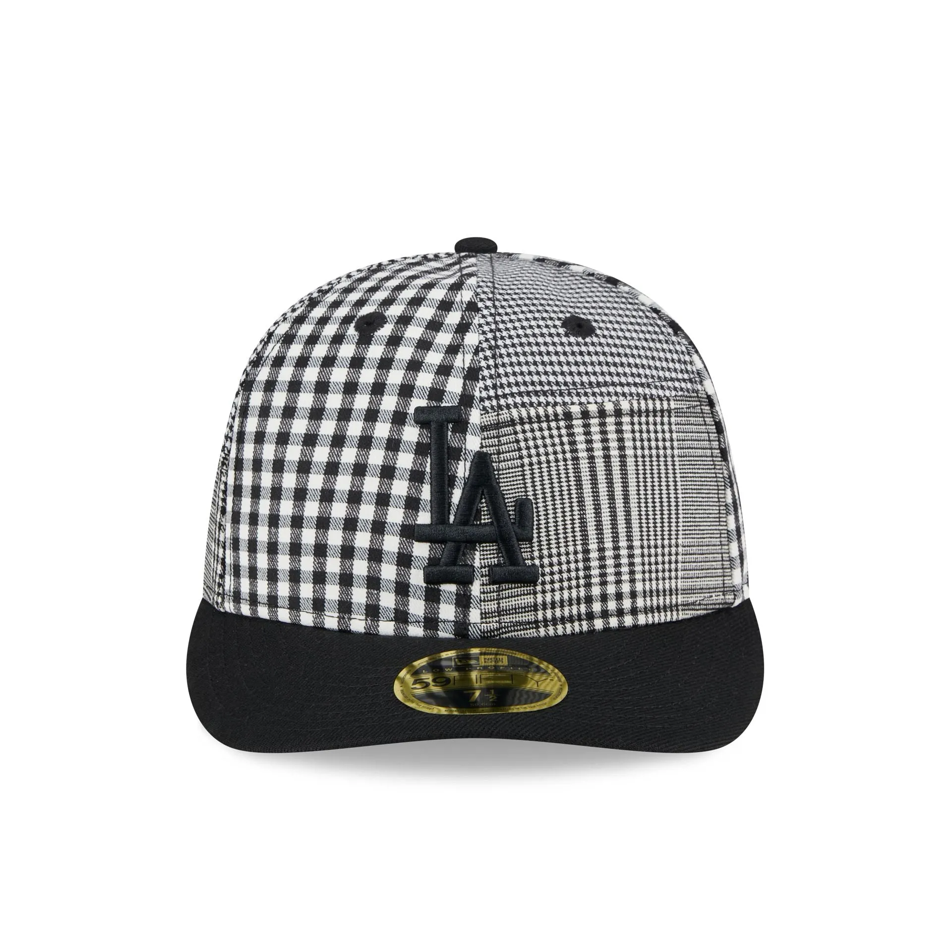 Los Angeles Dodgers Patch Plaid Low Profile 59FIFTY Fitted Hat sold by New Era product image thumbnail 2