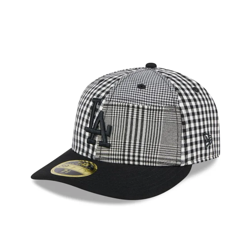 Los Angeles Dodgers Patch Plaid Low Profile 59FIFTY Fitted Hat sold by New Era
