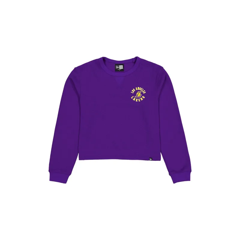Los Angeles Lakers Sport Night T-Shirt Women's Long Sleeve sold by New Era