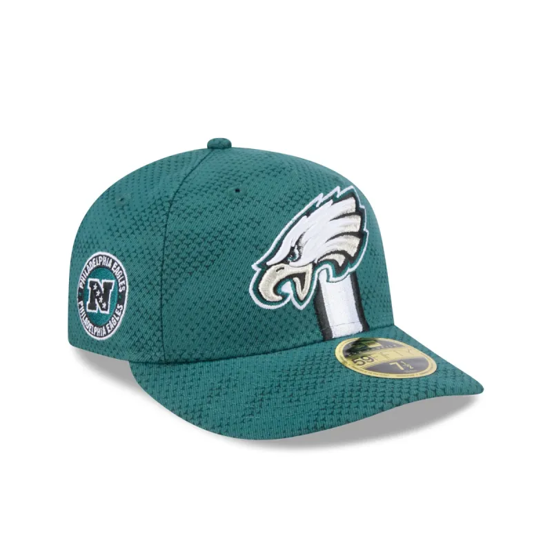 Philadelphia Eagles 2024 Sideline Low Profile 59FIFTY Fitted Hat sold by New Era