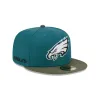 Philadelphia Eagles Olive Visor 59FIFTY Fitted Hat sold by New Era