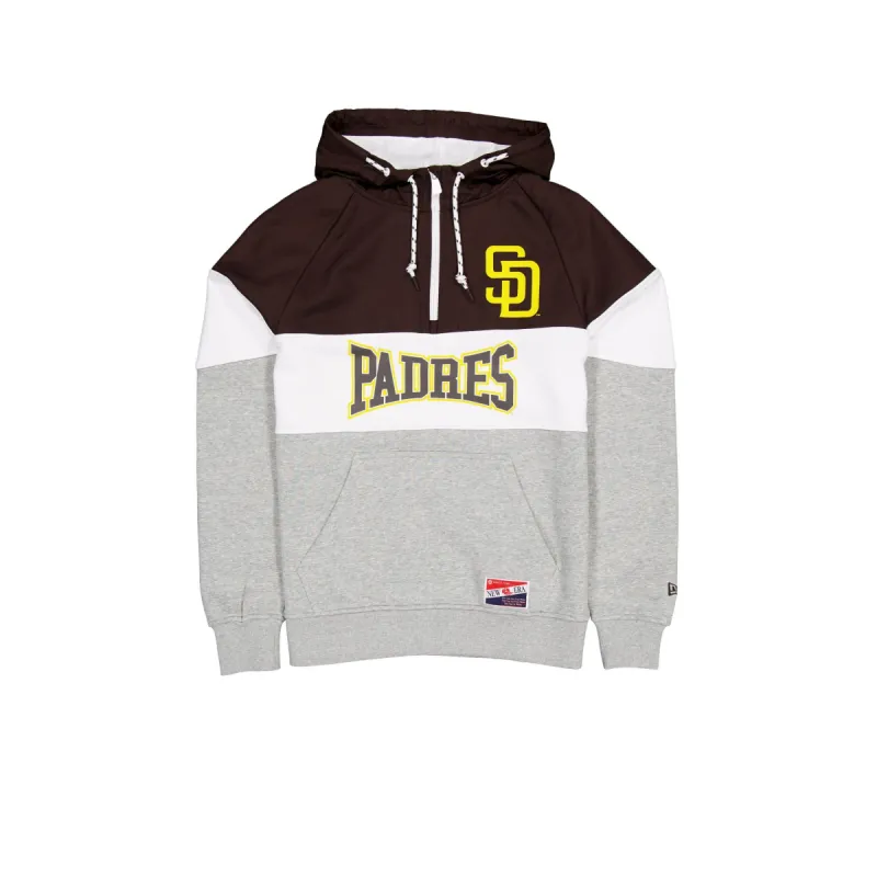 San Diego Padres Throwback Color Block Hoodie sold by New Era