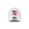 Team USA Olympics White 9TWENTY Adjustable Hat sold by New Era