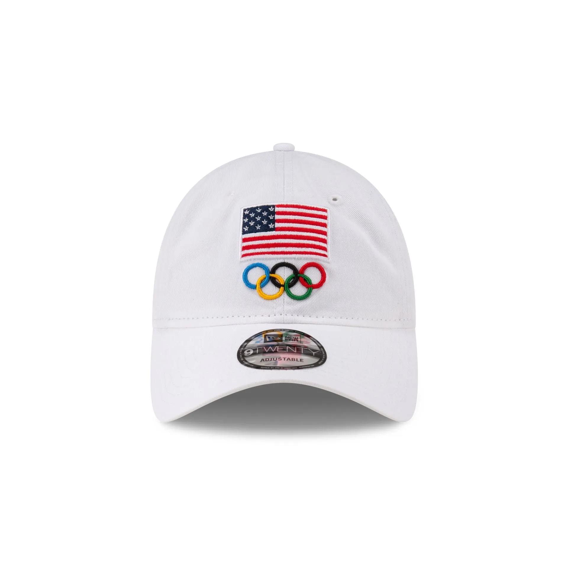 Team USA Olympics White 9TWENTY Adjustable Hat sold by New Era product image thumbnail 2