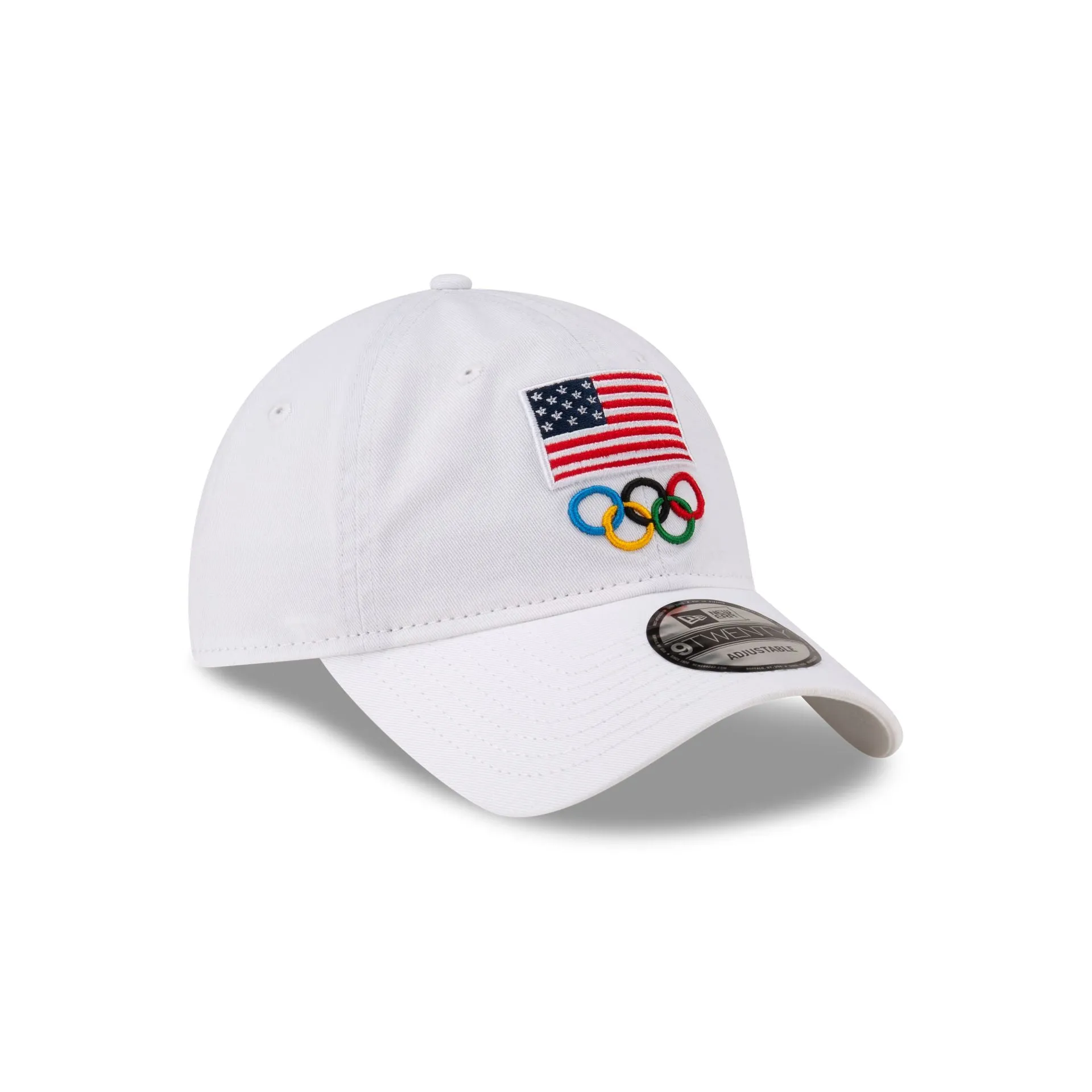 Team USA Olympics White 9TWENTY Adjustable Hat sold by New Era product image thumbnail 3