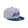 New York Mets Heather Pinstripe 59FIFTY Fitted Hat sold by New Era