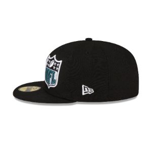 Philadelphia Eagles 2023 Sideline Black 59FIFTY Fitted Hat sold by New Era