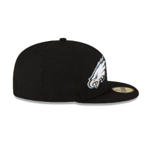Philadelphia Eagles 2023 Sideline Black 59FIFTY Fitted Hat sold by New Era