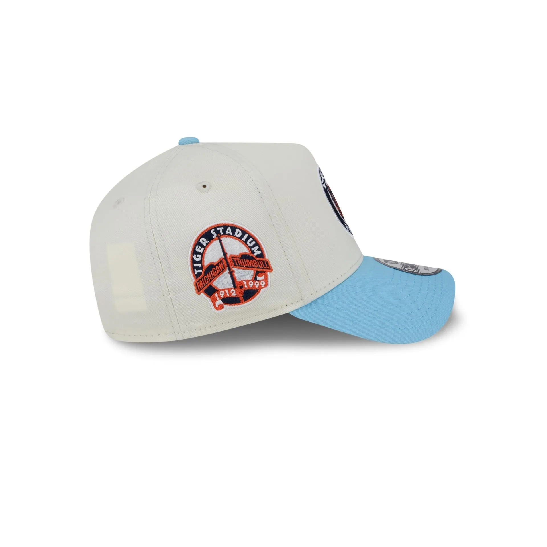 Detroit Tigers Chrome White 9FORTY A-Frame Snapback Hat sold by New Era product image thumbnail 4