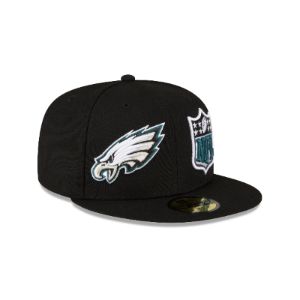 Philadelphia Eagles 2023 Sideline Black 59FIFTY Fitted Hat sold by New Era