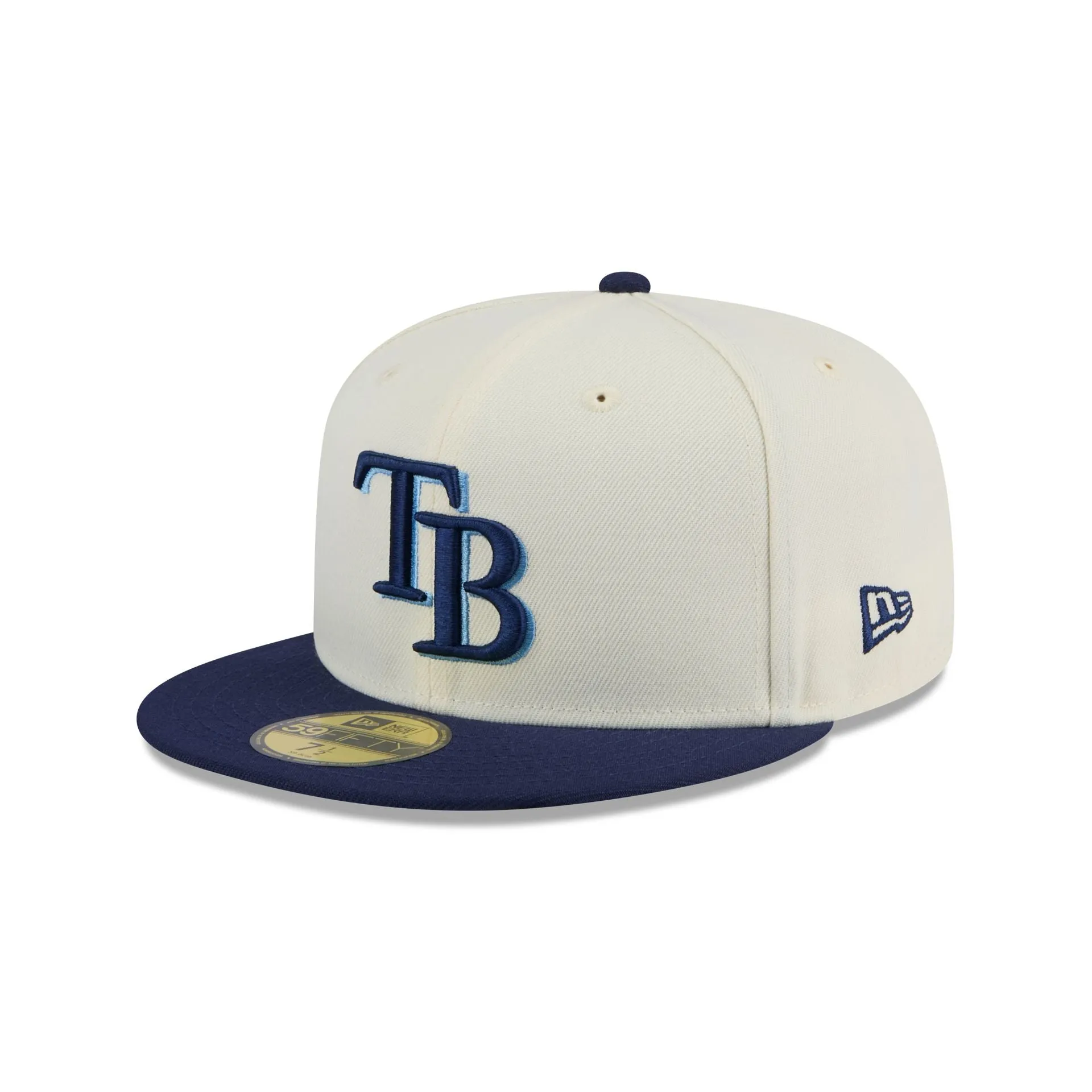 Tampa Bay Rays Chrome 59FIFTY Fitted Hat sold by New Era