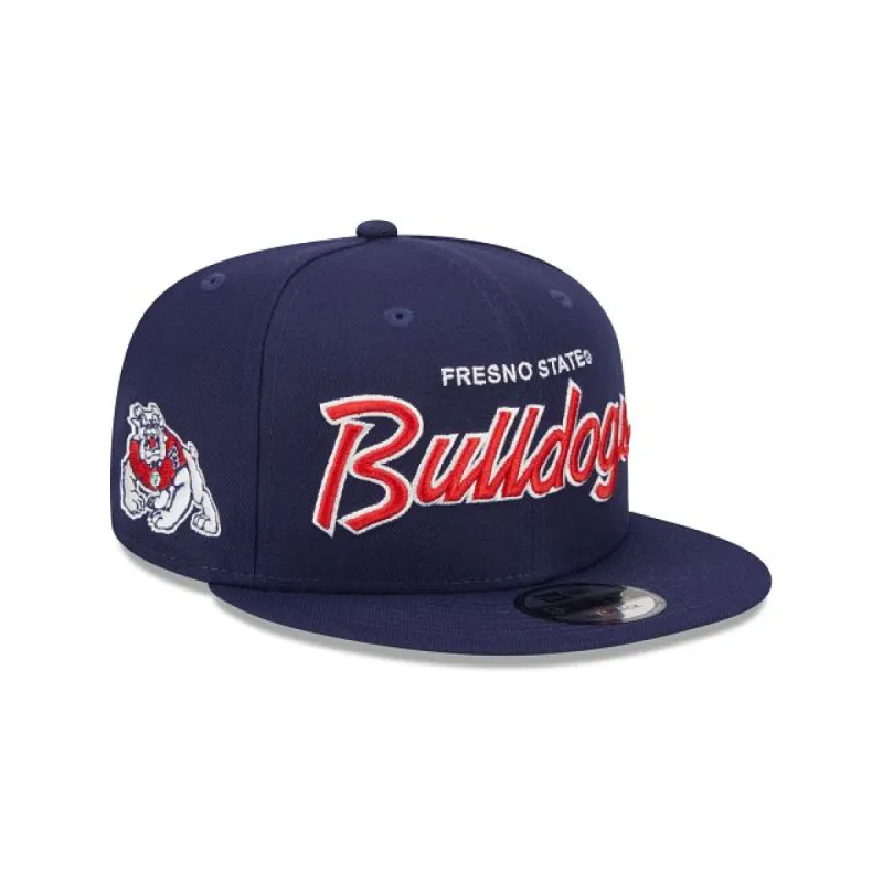 Fresno State Bulldogs Script 9FIFTY Snapback Hat sold by New Era