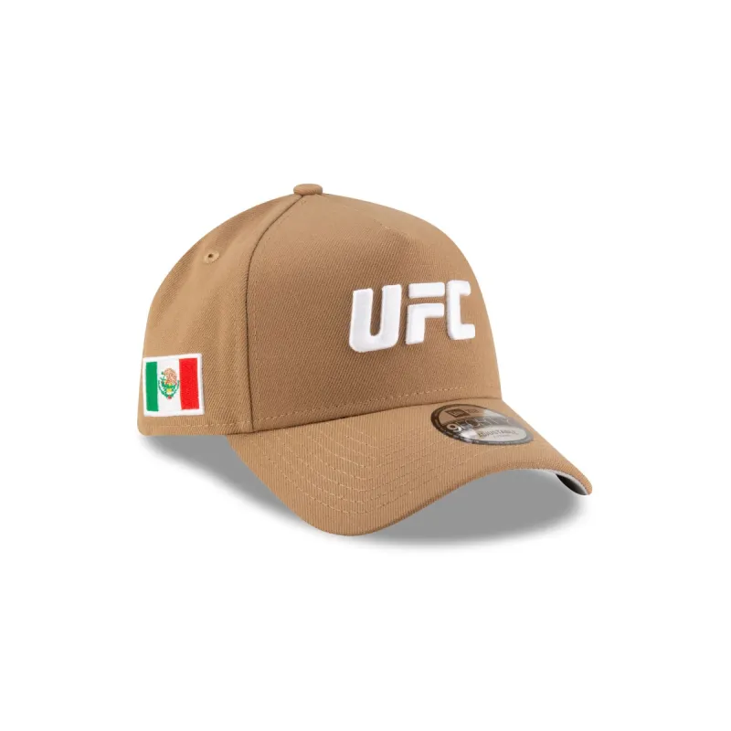 UFC Mexico Khaki 9FORTY A-Frame Snapback Hat sold by New Era