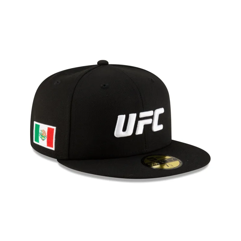 UFC Mexico Black 59FIFTY Fitted Hat made by New Era