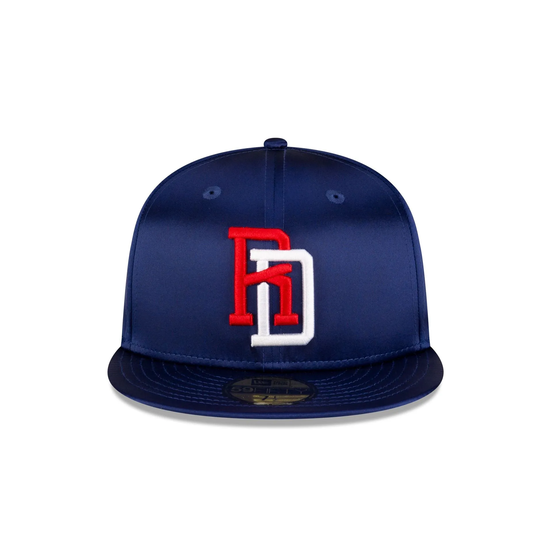 Dominican Republic Royal Blue Satin 59FIFTY Fitted Hat sold by New Era product image thumbnail 2