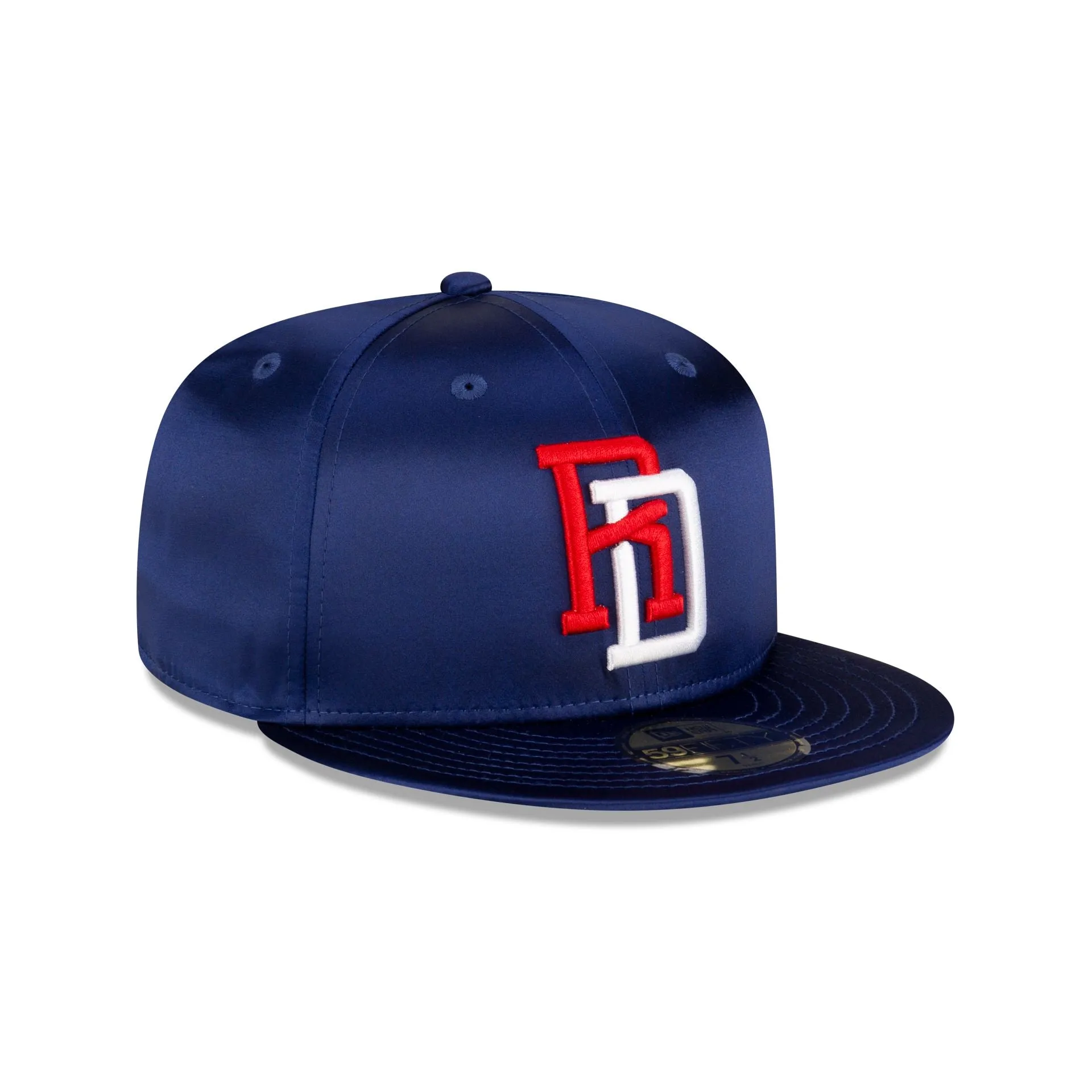 Dominican Republic Royal Blue Satin 59FIFTY Fitted Hat sold by New Era product image thumbnail 3