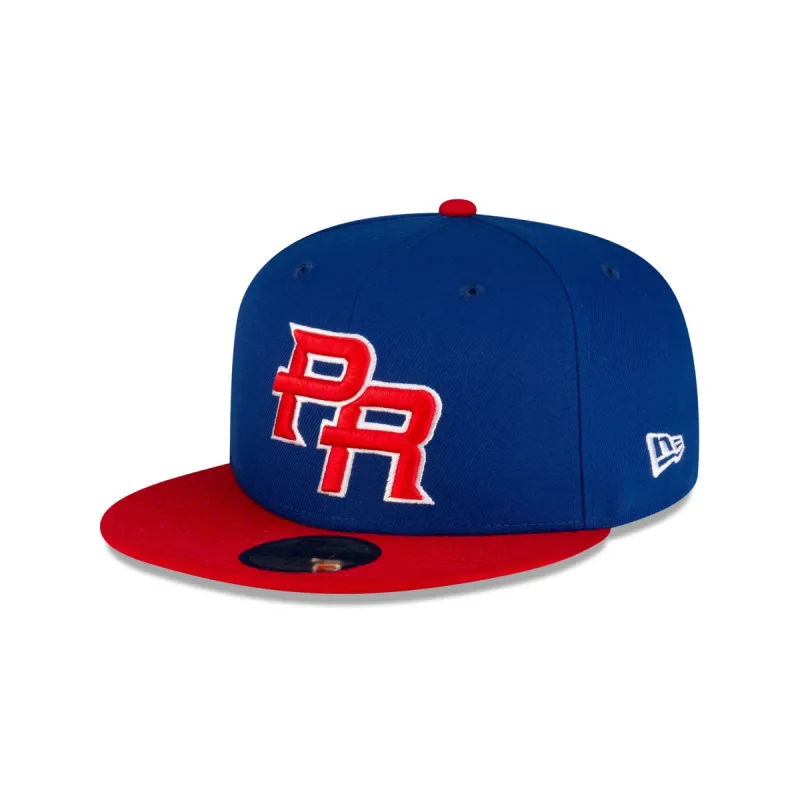 Puerto Rico Royal Blue 59FIFTY Fitted Hat sold by New Era