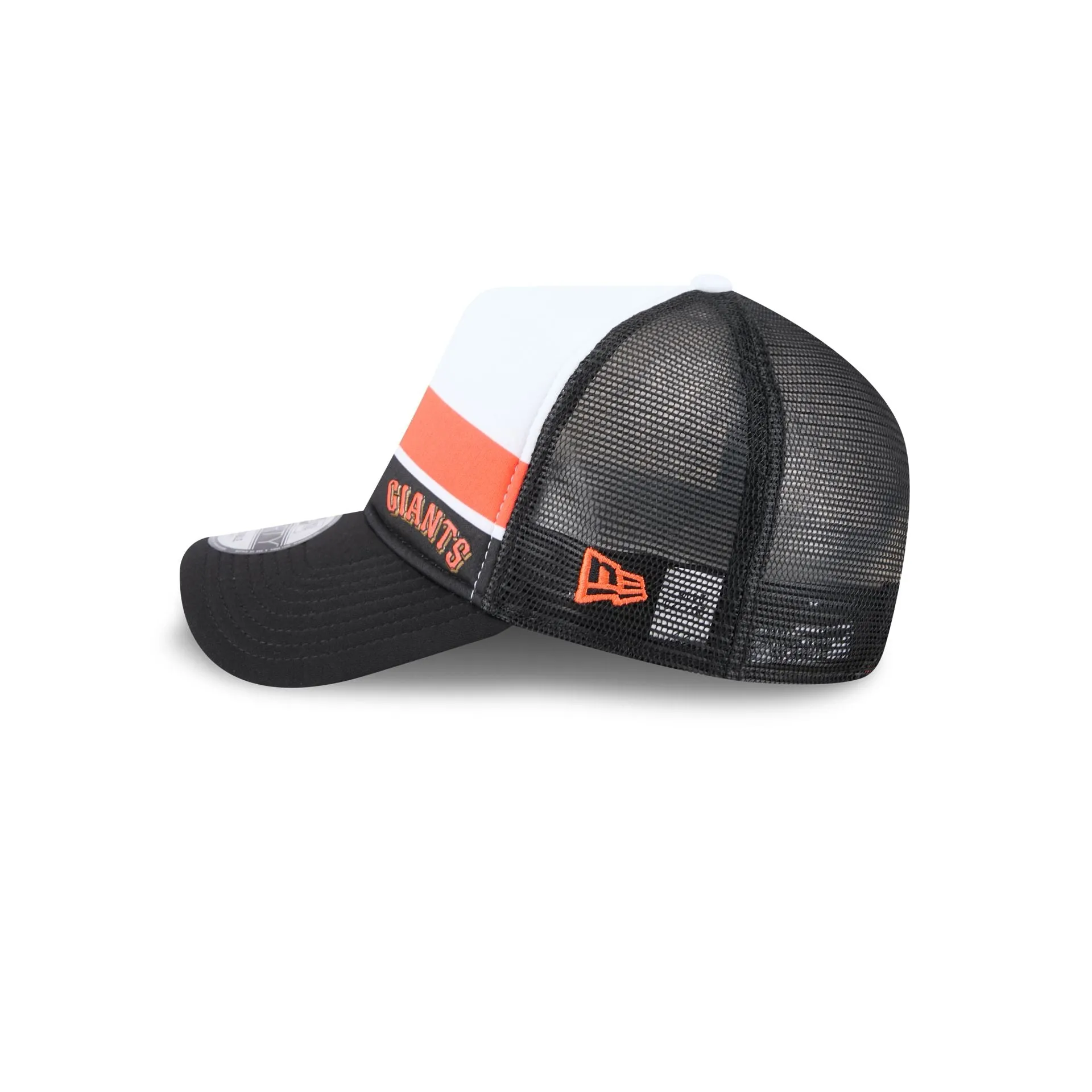 San Francisco Giants Color Block 9FORTY A-Frame Trucker Snapback Hat sold by New Era product image thumbnail 4