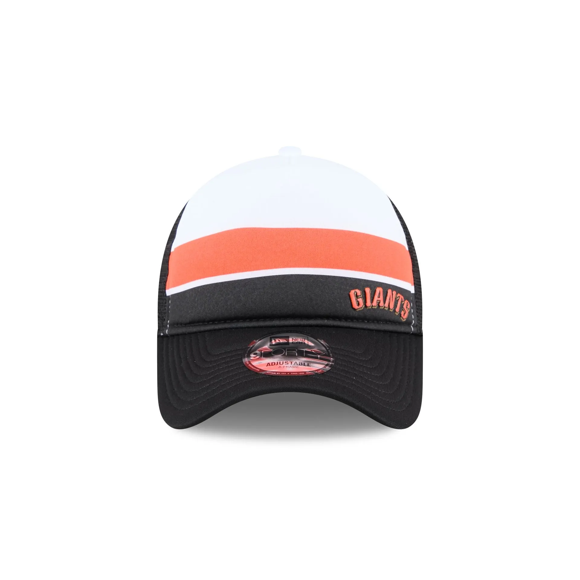 San Francisco Giants Color Block 9FORTY A-Frame Trucker Snapback Hat sold by New Era product image thumbnail 2
