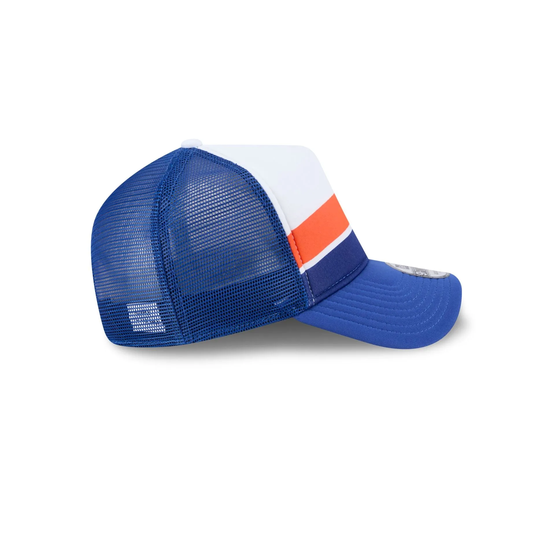 New York Mets Color Block 9FORTY A-Frame Trucker Snapback Hat sold by New Era product image thumbnail 5