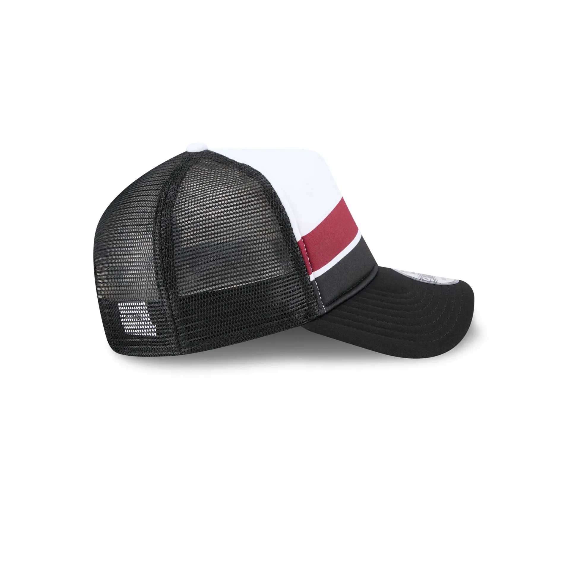 Miami Heat Color Block 9FORTY A-Frame Trucker Snapback Hat sold by New Era product image thumbnail 5