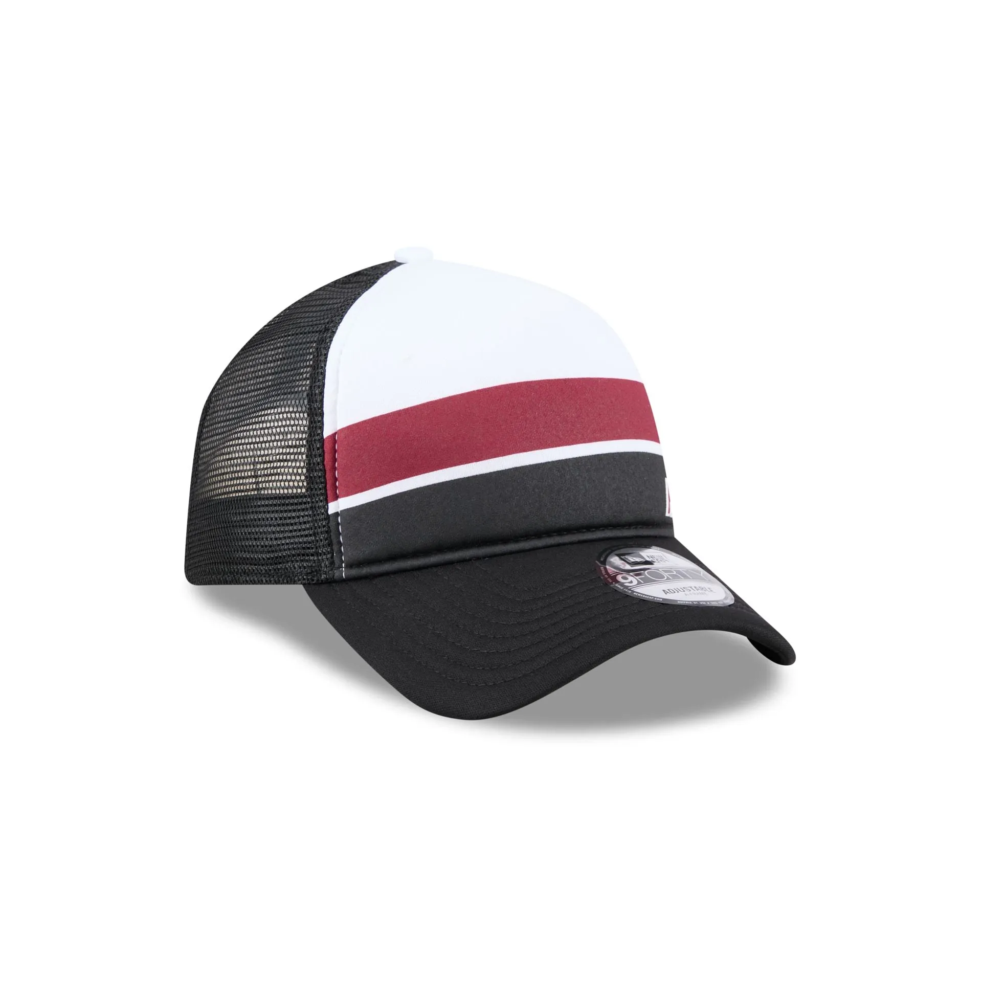 Miami Heat Color Block 9FORTY A-Frame Trucker Snapback Hat sold by New Era product image thumbnail 3