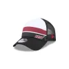 Miami Heat Color Block 9FORTY A-Frame Trucker Snapback Hat sold by New Era