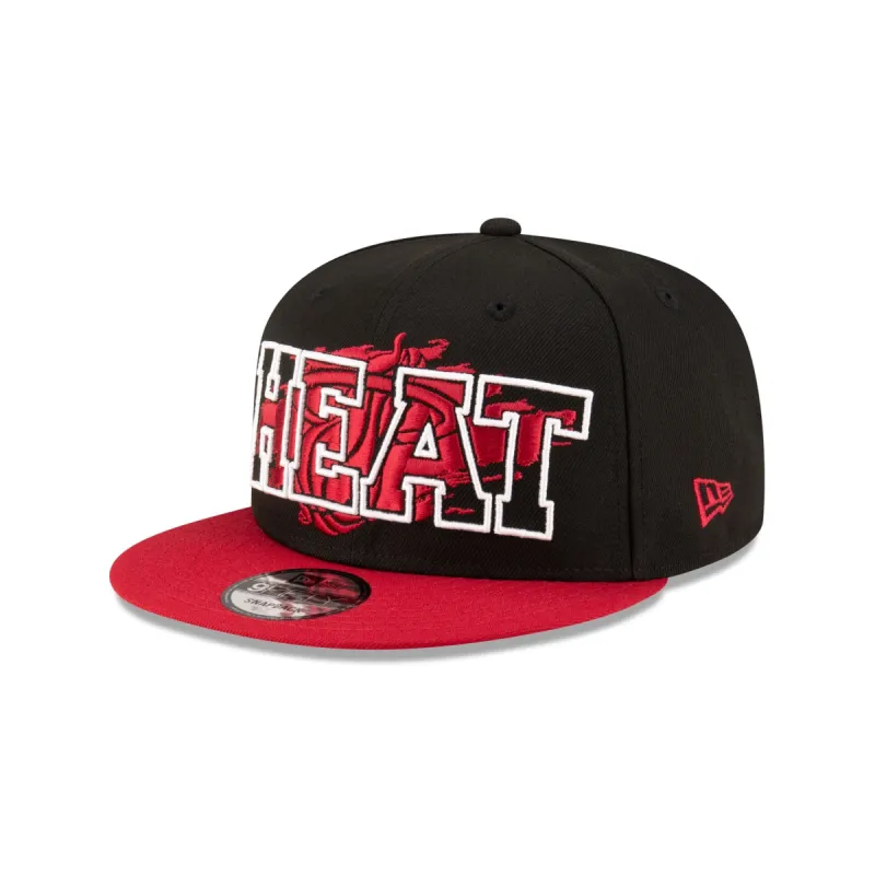 Miami Heat Splatter 9FIFTY Snapback Hat sold by New Era