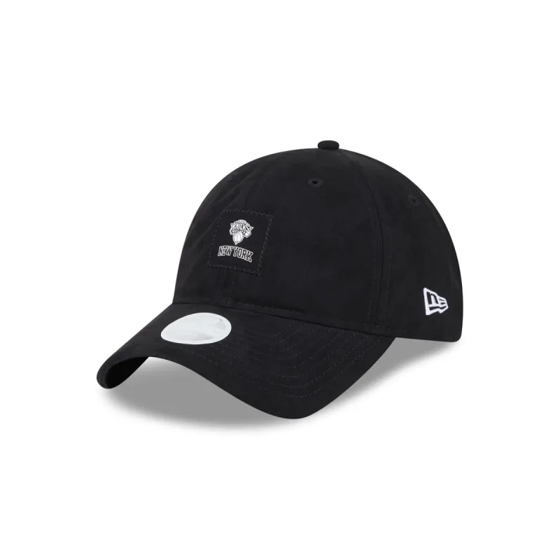 New York Knicks Suede Patch Women's 9TWENTY Adjustable Hat sold by New Era
