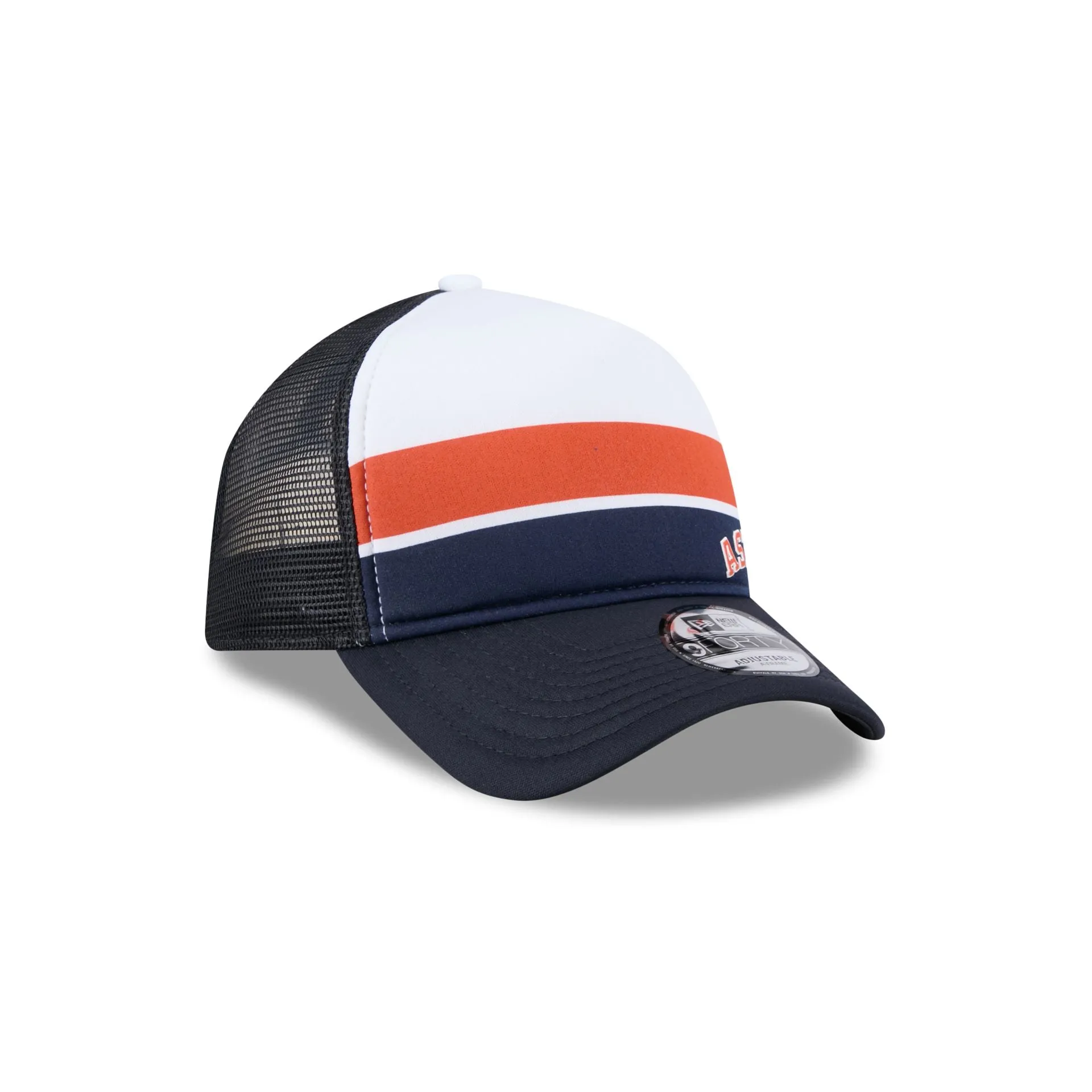 Houston Astros Color Block 9FORTY A-Frame Trucker Snapback Hat sold by New Era product image thumbnail 3