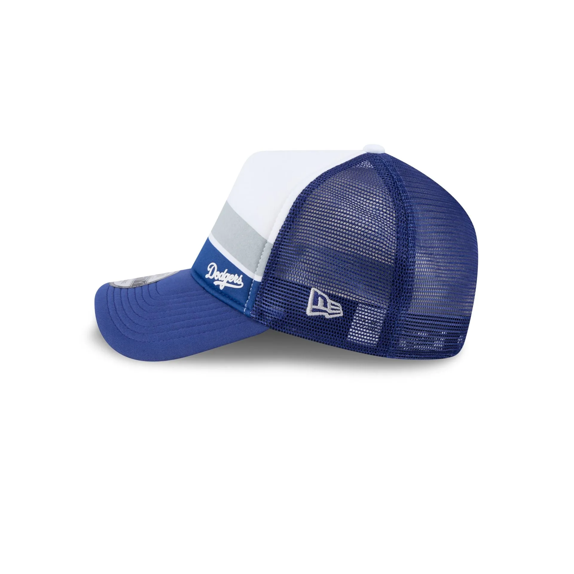 Los Angeles Dodgers Color Block 9FORTY A-Frame Trucker Snapback Hat sold by New Era product image thumbnail 4