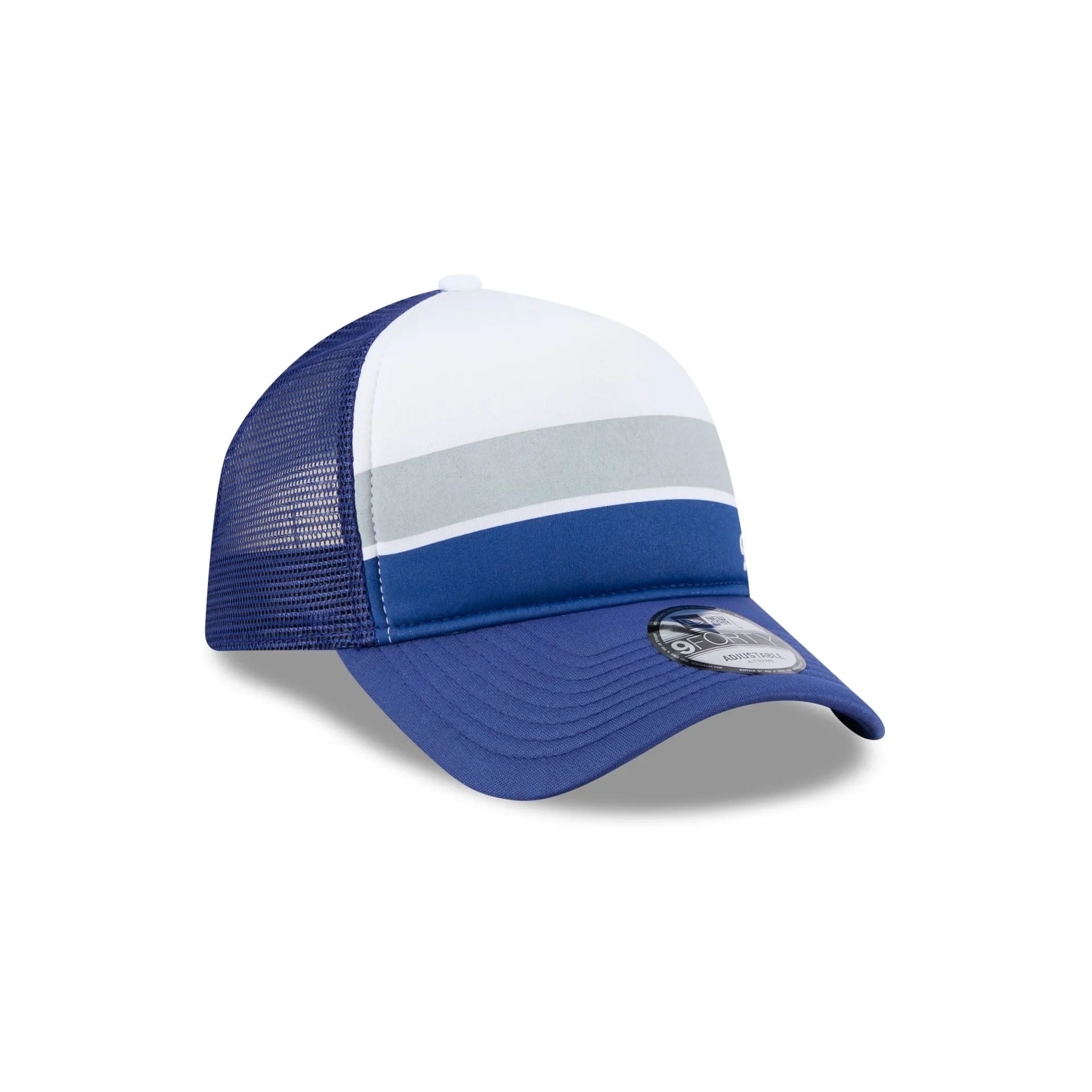 Los Angeles Dodgers Color Block 9FORTY A-Frame Trucker Snapback Hat sold by New Era product image thumbnail 3