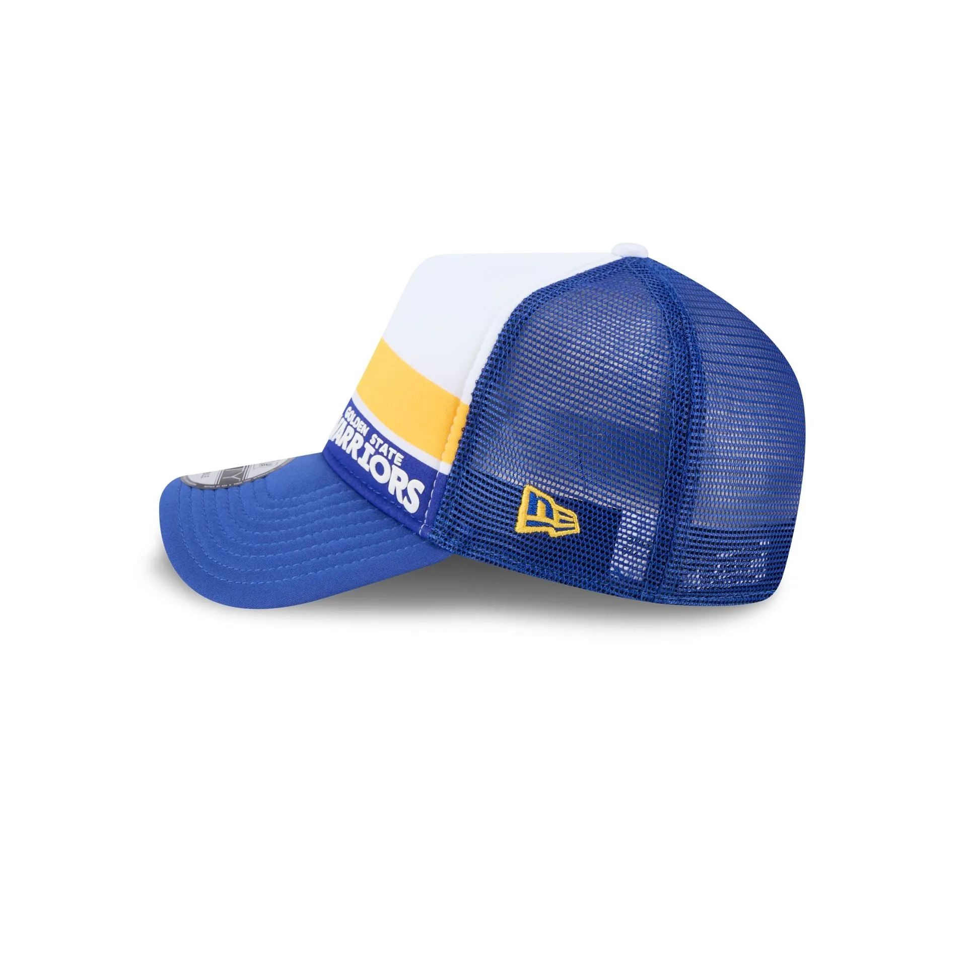 Golden State Warriors Color Block 9FORTY A-Frame Trucker Snapback Hat sold by New Era product image thumbnail 4