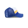 Golden State Warriors Color Block 9FORTY A-Frame Trucker Snapback Hat sold by New Era