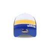 Golden State Warriors Color Block 9FORTY A-Frame Trucker Snapback Hat sold by New Era