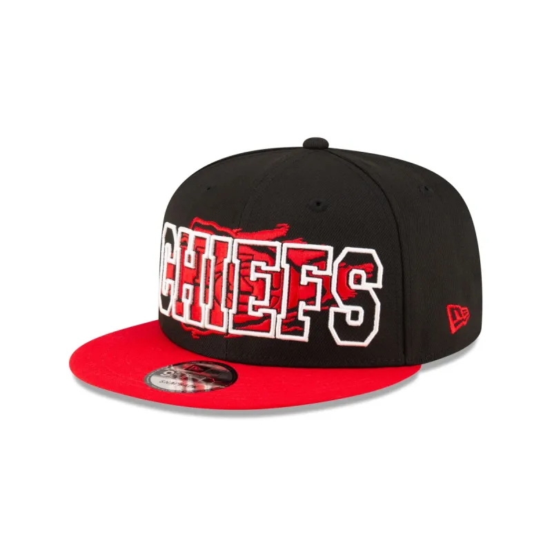 Kansas City Chiefs Splatter 9FIFTY Snapback Hat sold by New Era