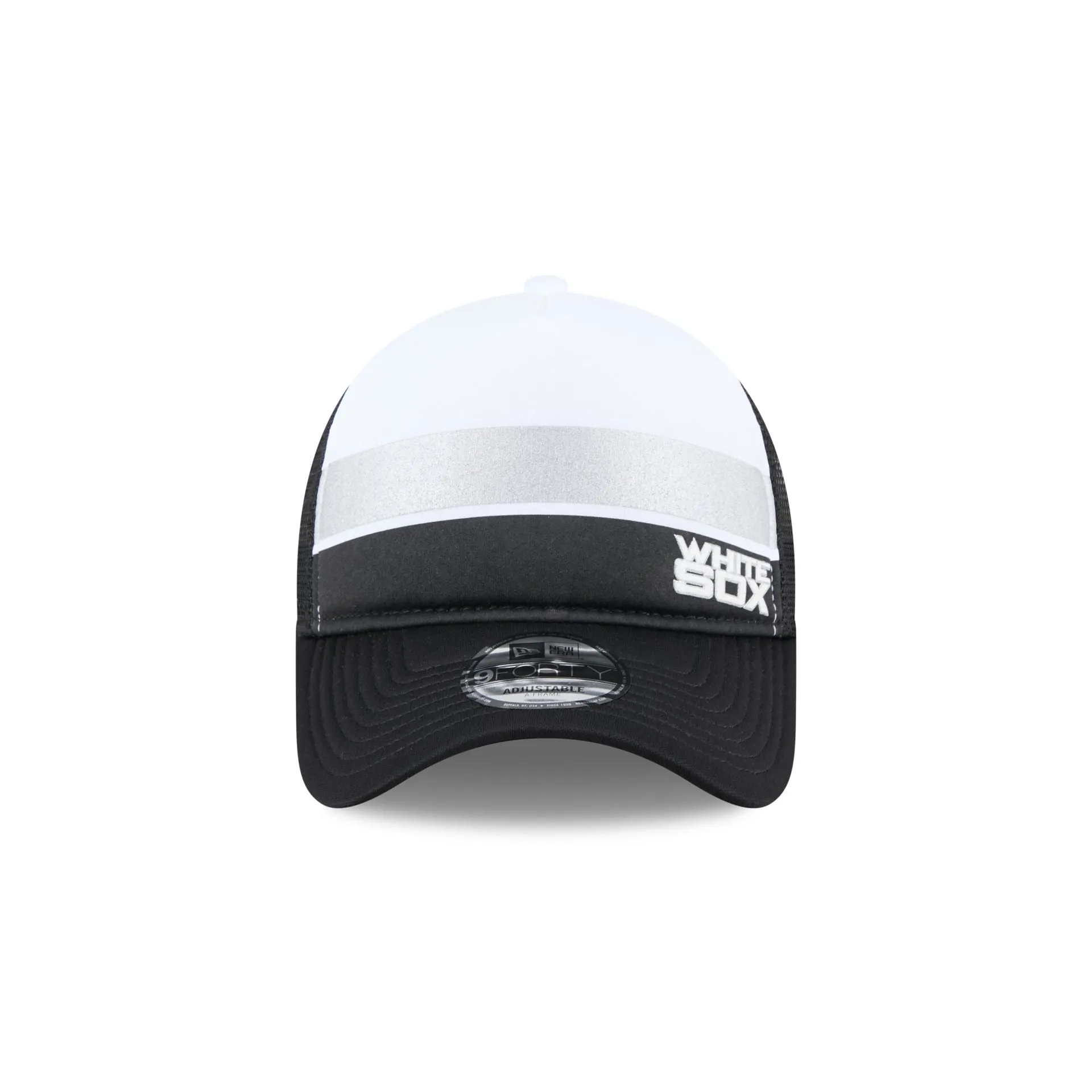 Chicago White Sox Color Block 9FORTY A-Frame Trucker Snapback Hat sold by New Era product image thumbnail 2