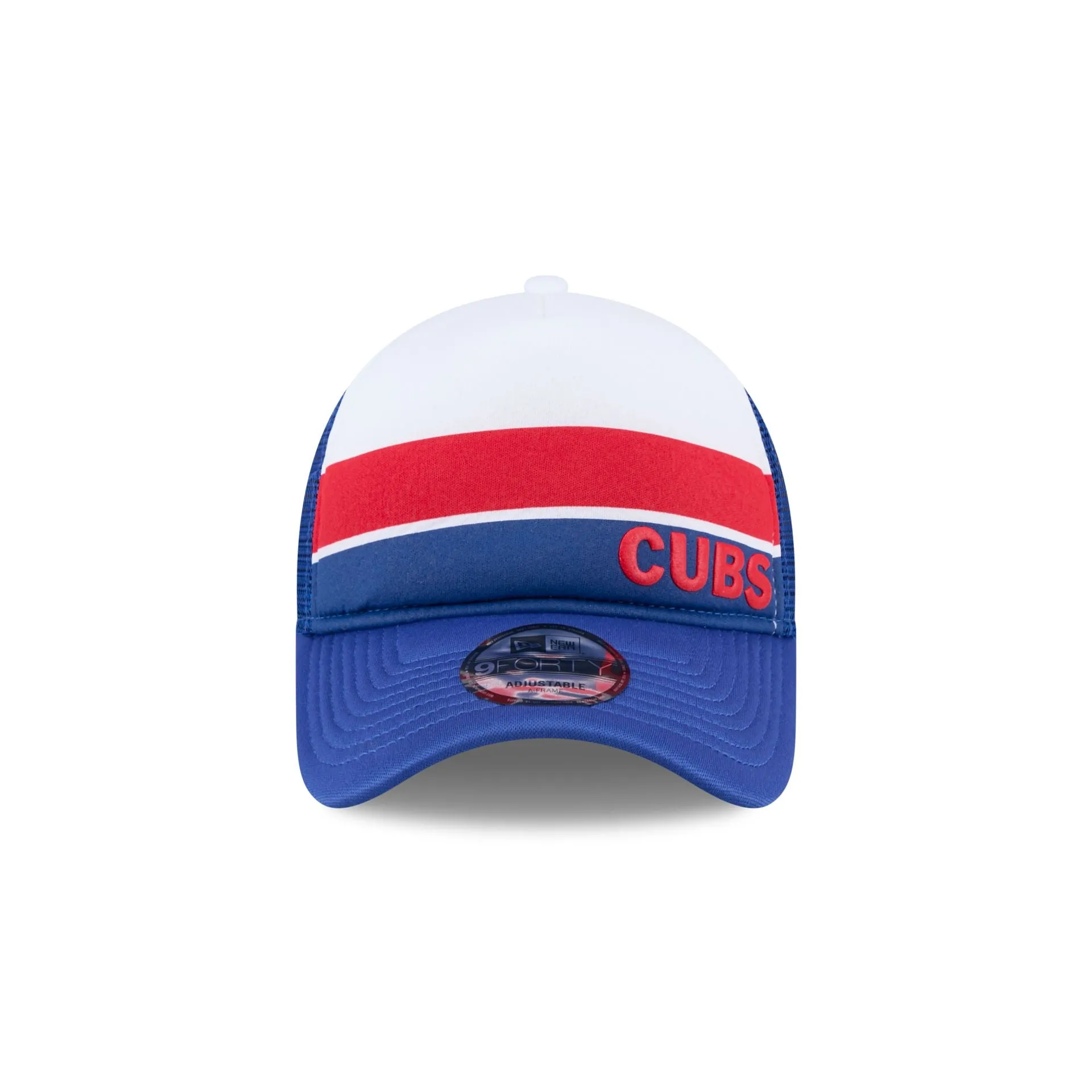 Chicago Cubs Color Block 9FORTY A-Frame Trucker Snapback Hat sold by New Era product image thumbnail 2