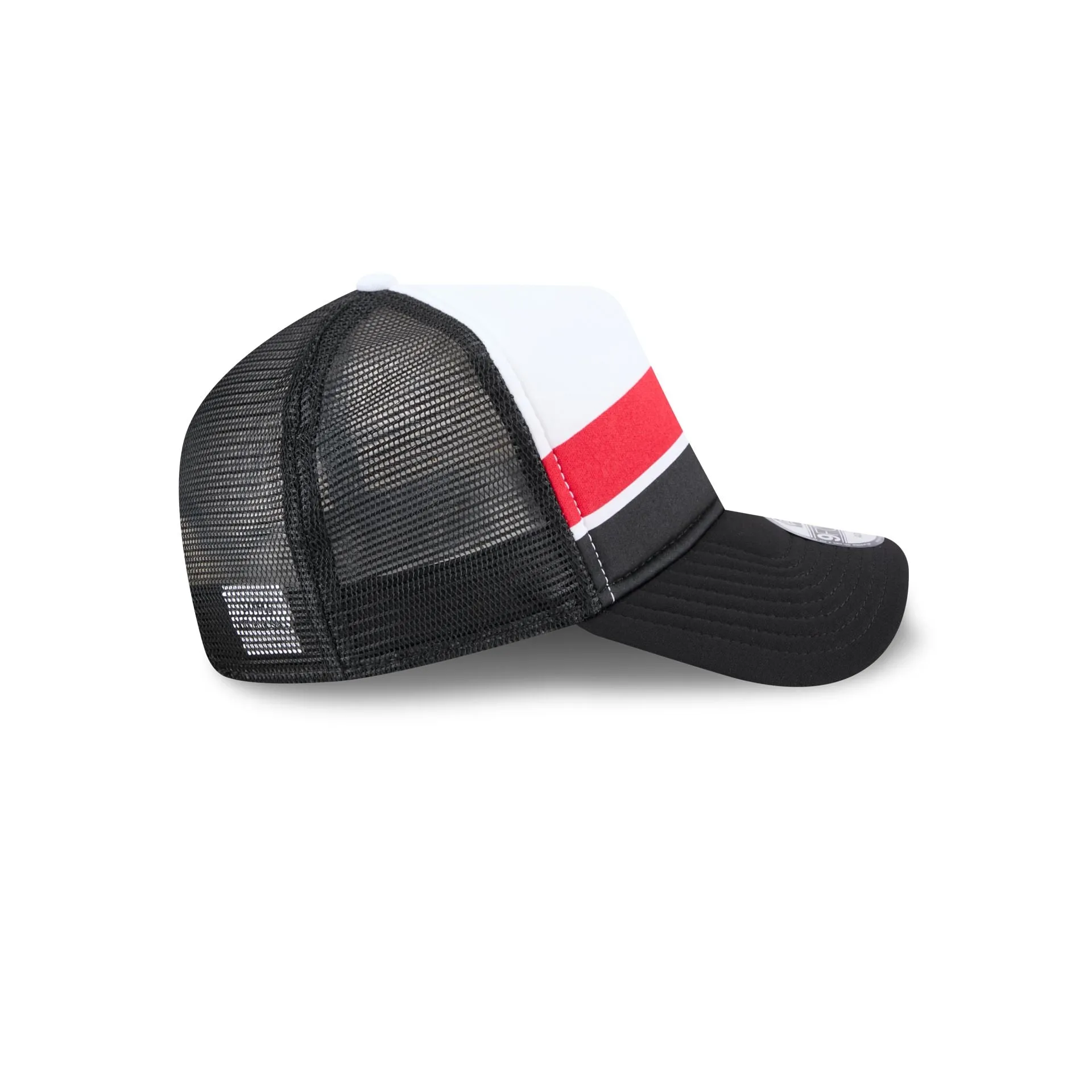 Chicago Bulls Color Block 9FORTY A-Frame Trucker Snapback Hat sold by New Era product image thumbnail 5
