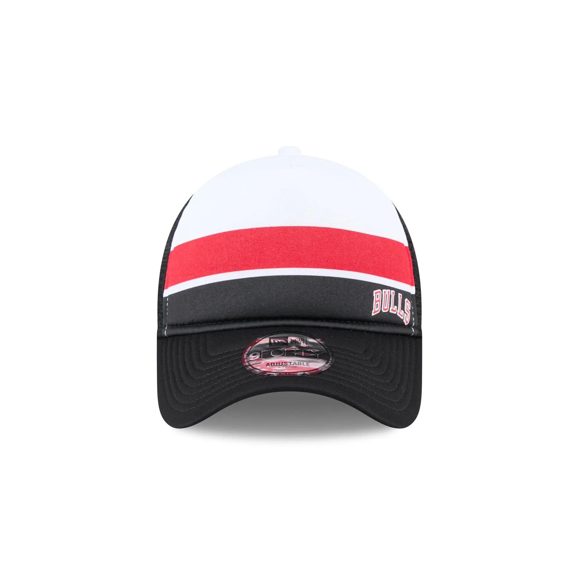 Chicago Bulls Color Block 9FORTY A-Frame Trucker Snapback Hat sold by New Era product image thumbnail 2