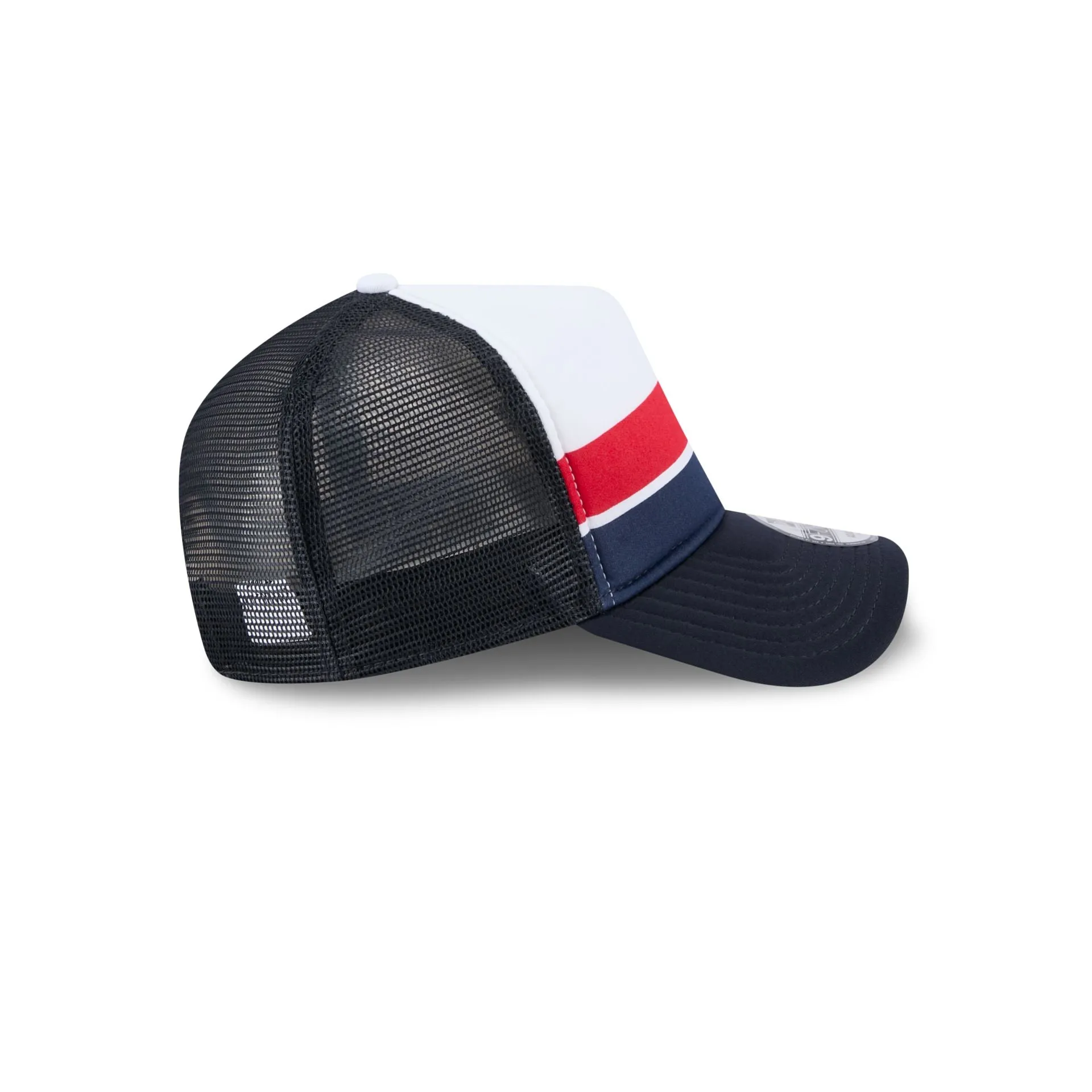 Atlanta Braves Color Block 9FORTY A-Frame Trucker Snapback Hat sold by New Era product image thumbnail 5