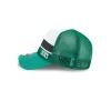 Boston Celtics Color Block 9FORTY A-Frame Trucker Snapback Hat sold by New Era